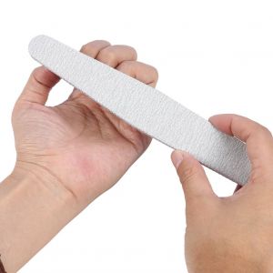 Ensemble De Manucure 8 Pieces, Papier De Verre Pour Polissage Des Ongles, Brosse Pour Peaux Mortes, Fourchette, Separateur De Doigts, Embouts - Neuf