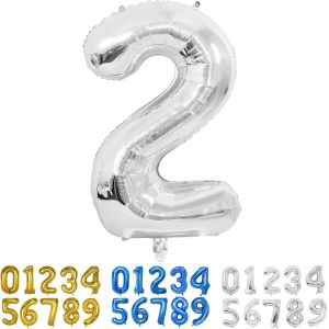 AYUHR-Ballon Chiffre 5 Noir 101 CM Numero 5 Ballon Anniversaire Chiffre 5 Ans Garcon pour Enfant Décorations de Fêtes D'anniversaires (Chiffre 5) - Neuf