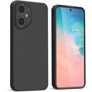 Kal-Coque Pour Honor 400 5g, Souple Tpu Housse Etui De Protection Antichoc Étui Case Cover Ave Doublure En Tissu - Noir - Neuf