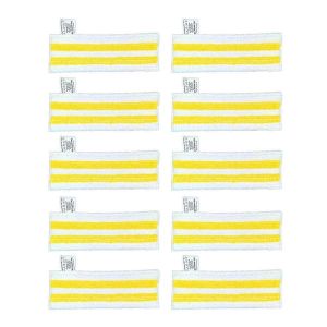 Lot de 10 chiffons de nettoyage vapeur en microfibre pour aspirateur &agrave; main Easyfix SC2 SC3 SC4 SC5 - Neuf