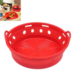 Panier pliable en silicone pour friteuse &agrave; air chaud, plaque de cuisson r&eacute;utilisable pour four, doublure de moule - Neuf