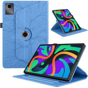 Coque Tablette Lenovo Tab M11 11 Pouces 2024 Coque PU Cuir 360&iexcl;&atilde;Rotatif Multi-Angle Stand Flip Protection Housse pour Lenovo Tab M11 &iquest;&iquest;tuis Rotating Cover, Bleu - Neuf