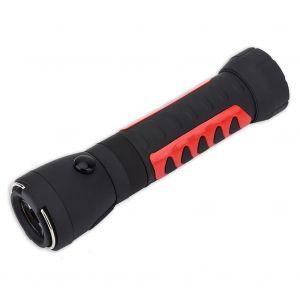 Mini lampe de poche LED multifonctionnelle et flexible, rotative, avec extremite magnetique (rouge) - Neuf