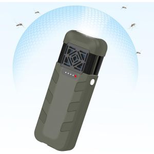 Anti Moustiques Électrique,Portable Répulsif Électrique Avec Fonctions D'éclairage,Batterie Rechargeable 9600mah,Pour L'extérieur,Le Camping - Neuf