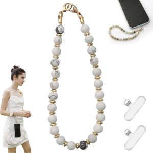 Kal-Cha&icirc;ne De T&eacute;l&eacute;phone Portable Turquoise, 2pcs Bijoux De Telephone, Bracelet T&eacute;l&eacute;phone Portable, Pendentifs Pour T&eacute;l&eacute;phones Portables, Dragonne T&eacute;l&eacute;phone Portable Avec Attaches D&eacute;tachables - Neuf