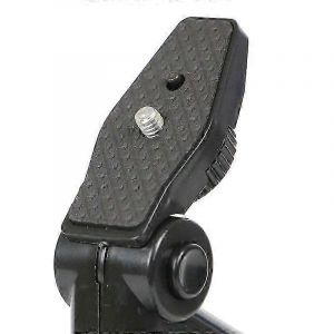 Mini Tr&eacute;pied D'appareil Photo De Bureau - Tr&eacute;pied De T&eacute;l&eacute;phone Pliable En Plastique Avec T&ecirc;te Sph&eacute;rique 120,Vis 1/4,Pince Pour Smartphone,Appareil Photo Reflex Num&eacute;rique,Lumi&egrave;re Led2pcs - Neuf