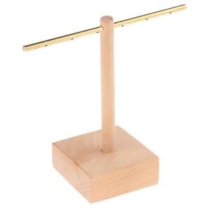 2xt-Bar Jewelry Display Rack Stand Holder Earrings Hanging Organizer Small - Neuf