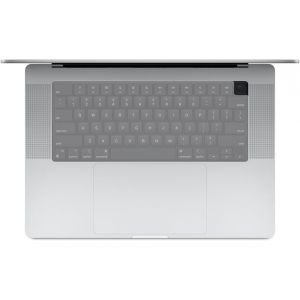 Protection Clavier TPU pour MacBook Pro/Max 14/16"" M1-M4(A2992 A3112 A3401 A3185 A2485 A2780 A2991 A3403 A3186) Air 13,6/15,3"" M2-M4(A3113 A3240 A2941 A3114 A3241) US/ANSI-Transparent - Neuf