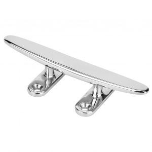 Taquet de bateau en acier inoxydable poli miroir, accessoire de base pour eclairage de bateau, base marine (6 pouces) - Neuf
