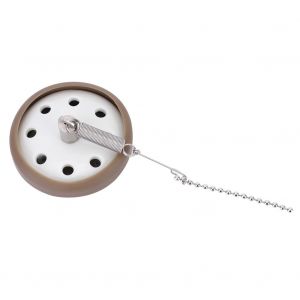 HJLIAN Filtre a cafe permanent en acier inoxydable pour cafetiere a siphon, couleur cafe - Neuf