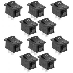 10 pcs bateau interrupteur l'interrupteur interrupteur poussoir petit interrupteur interrupteur switcheroo commutateurs électronique - Neuf
