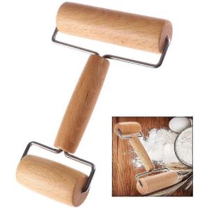 Rouleau À Pizza À Rouleau À Pâtisserie En Bois Pour Gâteau Fondant Outil De Cuisson De Pain - Neuf