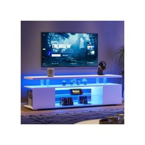 Meuble TV pour TV 65 &raquo; LED Game & Entertainment Centre Media Storage Console - Neuf