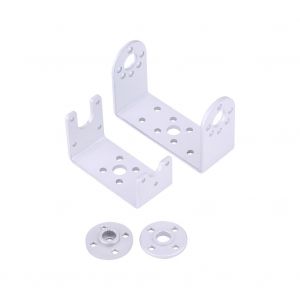 Servomoteur Numerique A Engrenages Metalliques, Couple Eleve, 15 Kg, 4,8-7,4 V, Avec Cardan Et Support En U - Neuf