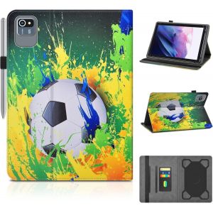 Kal-Housse Coque Universel Pour Tablette 10-10,1 Pouces Etui Protection Pour Ziovo/Wqplo/Ouzrs/Oangcc/Simplori/Pixpeak/Yestel/Foruser/Tpz/Powmus/Blackview/Lville - Neuf