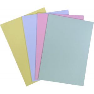 Lot De 20 Feuilles De Papier A4 Couleur Pastel 160 G/M² 4 Couleurs - Neuf