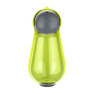 Tasse D'accompagnement Pour Animaux De Compagnie Tasse D'eau Ext&eacute;rieur Pliant Portable Bouteille D'eau De Voyage Chien Abreuvoir 380ml - Neuf