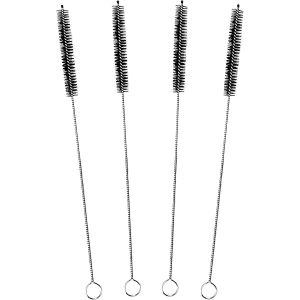 Jgd-Version 2.0 Lot De 4 Brosses De Nettoyage Pour Machine &Agrave; Caf&eacute; Automatique (Entre Autres Pour Delonghi) - Petite Brosse &Agrave; Lait Et Paille - Brosse Pour R&eacute;frig&eacute;rateur - Neuf