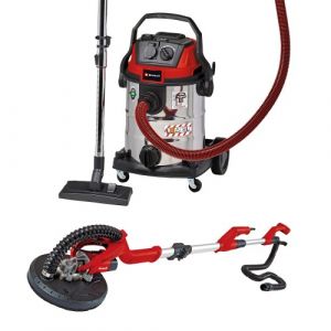 Pack aspirateur eaux et poussi&egrave;res 25L - 1200W + ponceuse murale 600W EINHELL - Neuf