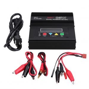 Chargeur-Dechargeur Equilibre Cc/Ca 80 W Pour Batteries Lipo Life Lilon Nicd Nimh Pb (Prise Americaine) - Neuf