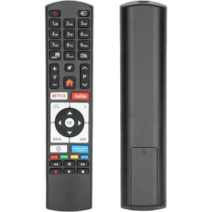 Rc4318 Rc4318P Remote Control Compatible With Vestel Finlux Telefunken Edenwood 4K Smart Tv C40U446 C40U446A D32H289N4Cwd D32H289N4Cwi Replacement Controller With Netflix Youtube Primevideo Buttons - Neuf