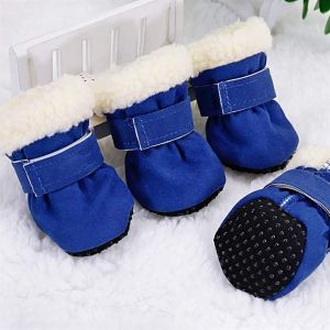 Lot De 4 Chaussures Imperméables Pour Chien - Neuf