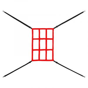 Filet D'entra&icirc;nement De Baseball Portable Frapper Backstop Net Accessoires Rouge - Neuf