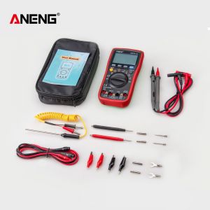 ANENG AN870 multimètre numérique professionnel 19999 points True Rms tension AC/DC courant NCV Transistor testeur de plage automatique précis - Type AN870 Red Pro - Neuf
