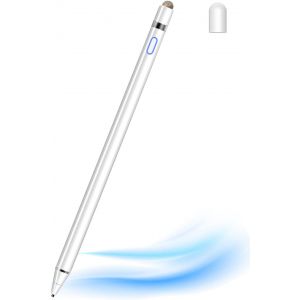 Stylet actif pour tous les écrans tactiles, stylet fin de 1,5 mm compatible avec iPad Pro/Air/Mini 2/3/4 et tous les autres appareils à écran tactile (pas de rejet de palme) - Neuf