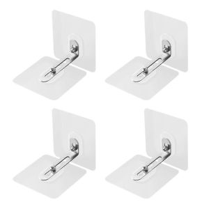 Pack De 4 Kit De Protection Contre L'inclinaison Des Meubles,Ancrages Muraux Pour Meubles,Ancrages Muraux Pour La Sécurité Des Bébés,Ancrages Pour Meubles,Ancrages Muraux De Meubles De Protection - Neuf
