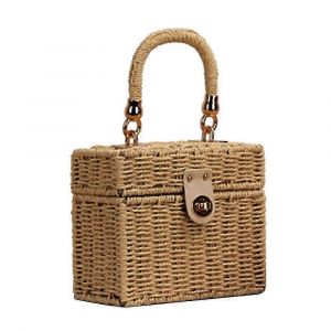 Les Femmes De La Paille Sac À Bandoulière Sac Bandoulière Chaînes De Rabat-Sac Carrée À Bobo Vacances À La Plage Des Dames - Neuf