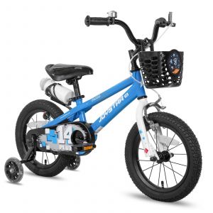 V&eacute;lo Enfant 12 Pouces Fille Gar&ccedil;on Joystar Stabilisateurs Pluto Bleu - Neuf