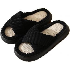 KALANKA-Pantoufles en Peluche Chaussons Invite¿s Pantoufles Hommes Femmes Chaussons de Maison Lavables Slippers Ho¿tel Pantoufles Confortable Slippers Chausson,Invités, Hôtel et Voyages - Neuf