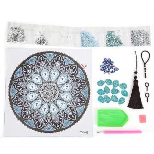 Diy Cadre Rond Diamant Peinture Spéciale En Forme Diamant Broderie Artisanat Décoration - Neuf