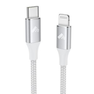 KALANKA-Cable iPhone USB C [Certifi&eacute; MFi] C&acirc;ble USB C vers Lightning 2M Cable iPhone Charge Rapide Fil Chargeur Nylon Cordon pour iphone 14/13/12/11/Pro Max/XS/XR/X/8/8Plus/iPad - Neuf