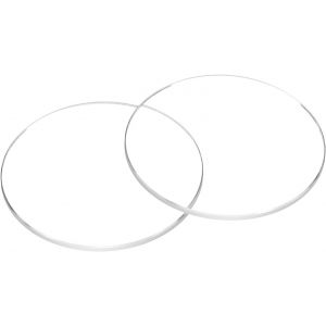Kal-2pcs Verre De Montre En Cristal 31mm Dia 1.0mm Bord Biseauté Plat Rond Verre Ultra-Clair Visage De Montre Crystals Len Cadran Miroir Pièces De Rechange Pour Réparation De Montre - Neuf