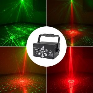 Mini Lampe Laser Ktv À 6 Trous Usb, Projecteur De Ciel Étoilé De Noël - Neuf