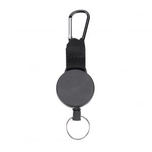 Porte-CléS RéTractable Avec CâBle MéTallique En Acier Inoxydable De 60cm, Fermoir à Clé Extensible, Anti-Perte - Neuf