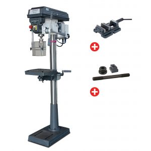 Perceuse &agrave; colonne jusque &oslash; 25 mm CM3 750W 230V affichage digital + &eacute;tau de per&ccedil;age + jeu de boulons Optidrill D26PRO 230V PACK - Neuf