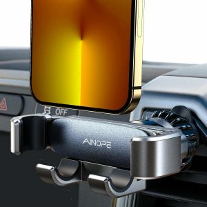 Kalanka-Support Téléphone Voiture [Bras Télescopique] [Clip De Qualité Militaire] Accroche Telephone Voiture Pour Grille D'aération Compatible Avec Samsung Galaxy 25 24 23 Ultra, Iphone 16 Pro Max, S - Neuf