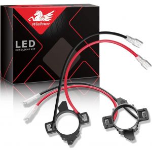 Lot De 2 Adaptateurs De Base D'ampoule Led H7 Compatibles Avec Jetta/Golf 5, Etc., - Neuf
