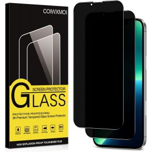 Verre Tremp&eacute; Pour Apple Iphone 13 Pro Anti Espion Vitre Protection Ecran Anti-Espion Film Protecteur &Eacute;cran Duret&eacute; 9h Anti-Rayures Haute D&eacute;finition Sans Bulles Anti-Spy Confidentialit&eacute; - Neuf