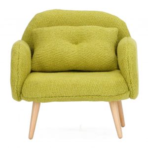 Canape pour maison de poupee, echelle 1:12, design simple et moderne, meubles miniatures pour maison de poupee, vert - Neuf