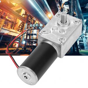 Moteur a engrenages a vis sans fin reversible, reducteur de vitesse, arbre de 8 mm, 24 V (5 tr/min) - Neuf