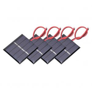 4pcs 0.36W 2V panneau solaire de charge carte d'alimentation et ligne électronique pour petits appareils électriques - Neuf