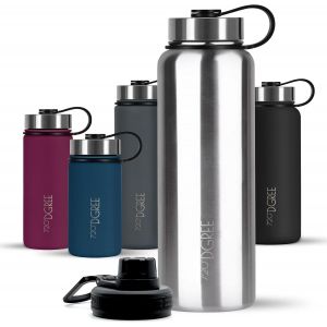 Bouteille Isotherme ""Nolimit"" - 410ml, 530ml, 710ml, 950ml, 1200ml | Gourde En Acier Inoxydable D'eau, Th&eacute;, Caf&eacute;, Jus, Boisson Chaud Ou Froid | Premium De Isol&eacute;e Sous Vide +Sport-Couvercle - Neuf