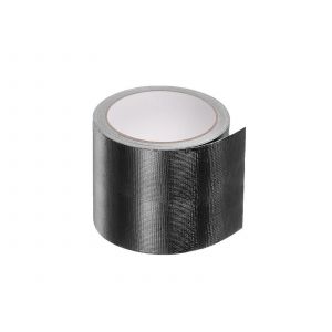 Bande de r&eacute;paration pour b&acirc;che en fibre de verre - Noire, 750 cm x 8 cm - Neuf