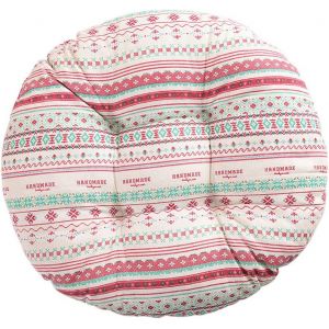 Coussin De Chaise Rond, Coussin D'assise, Motif Floral, Imprim&eacute; Animal - Neuf