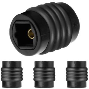 Fibre Optique Câble Extender Coupleur Optique Toslink Audio Numérique Femelle vers Femelle Adaptateur Connecteur Extension Jack pour Prise Optique Cordon Mâle,4 Pcs - Neuf