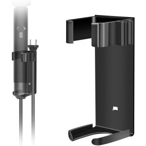 KALANKA-Support pour Dyson Airwrap, Support Mural sans PerçAge pour Lisseur, Support Compatible avec Dyson Airwrap, pour Divers Barils De Fer à Friser, Lisseurs, Brosse à Lisser (Noir) - Neuf